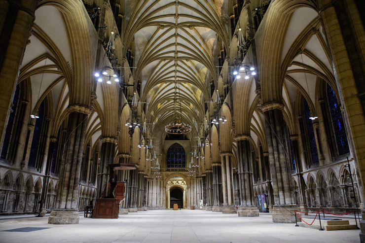 Interior of Lincoln Cathedral