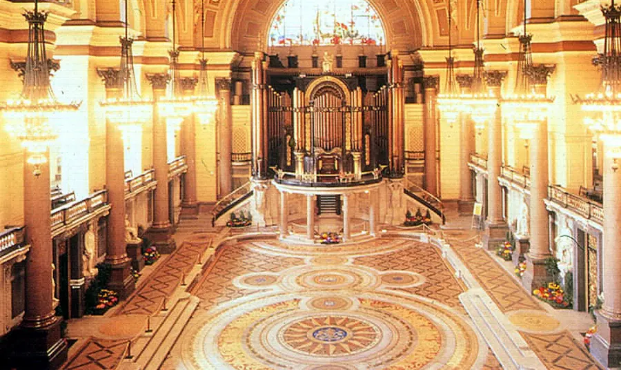 Inside St George's Hall