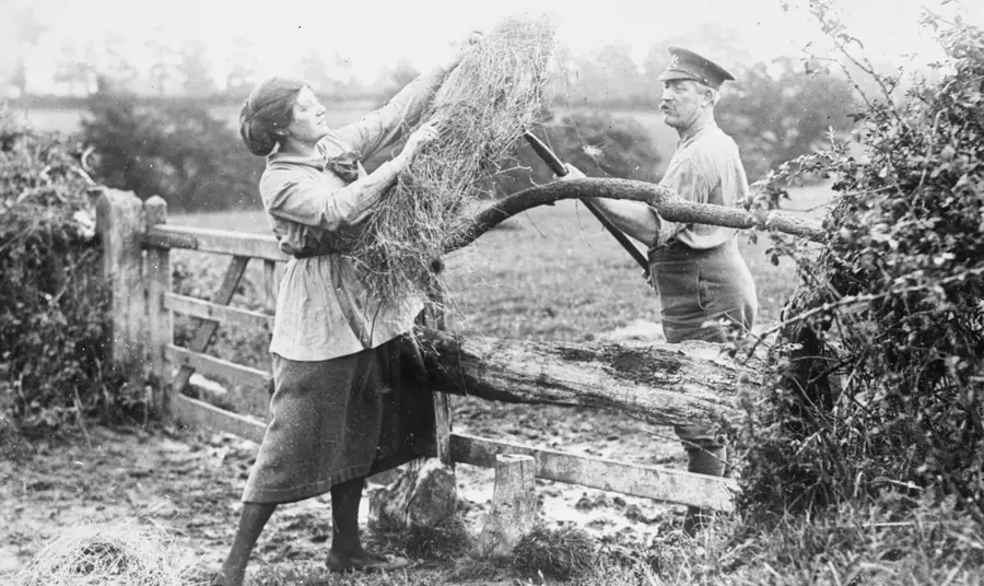 Farmworkers during the First World War