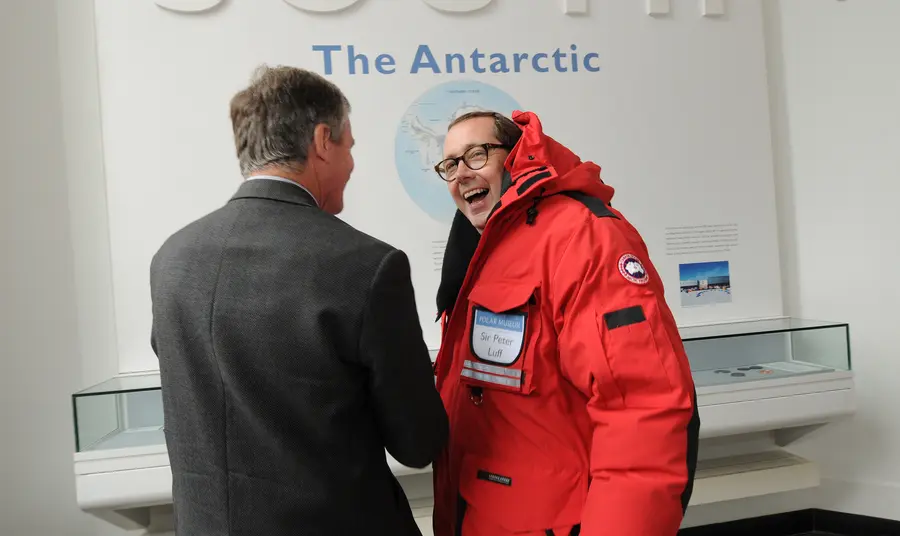 Sir Peter Luff at the Polar Museum