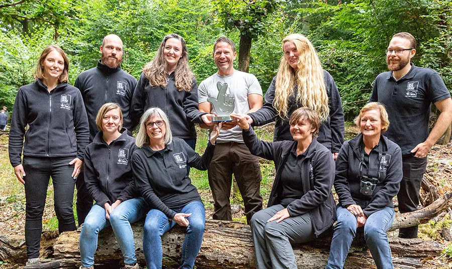 Back from the Brink team members and Steve Backshall