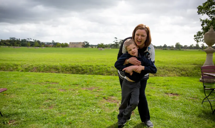 Mother and son