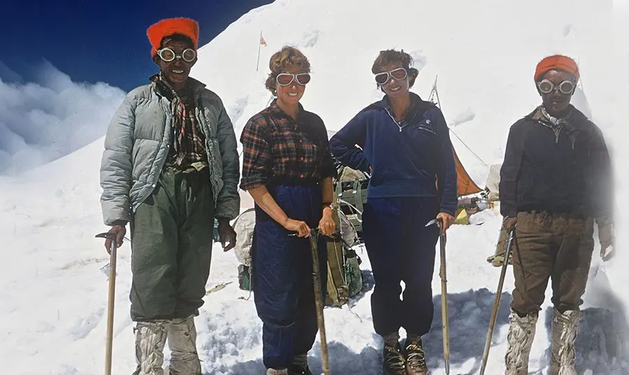 The Pinnacle Club's Jagdula summit team in 1962