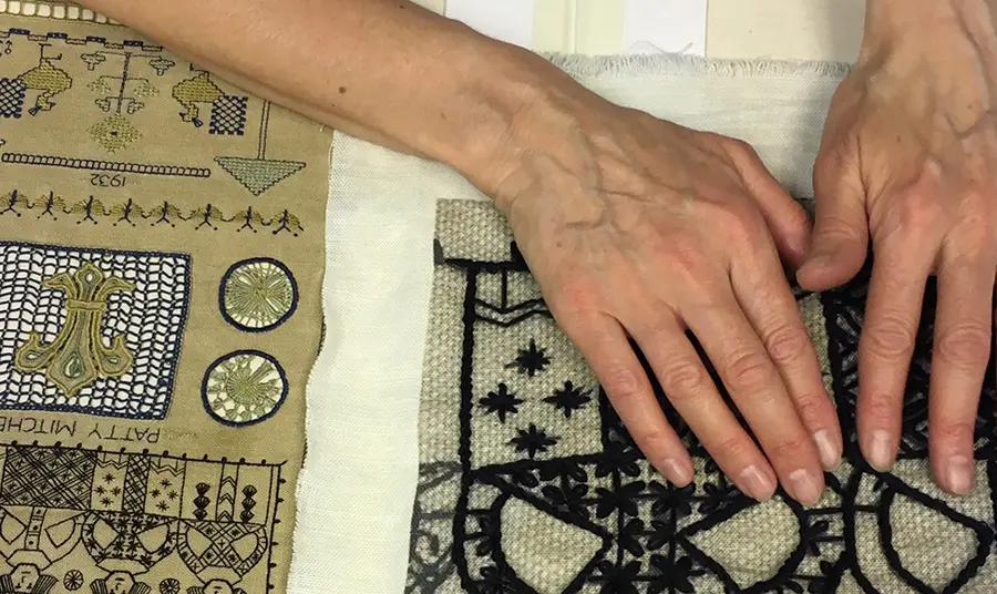 Hands on embroidery