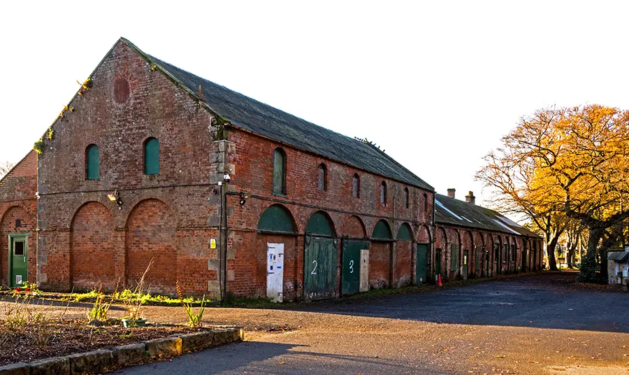 Exterior view of Silverburn Flax Mill