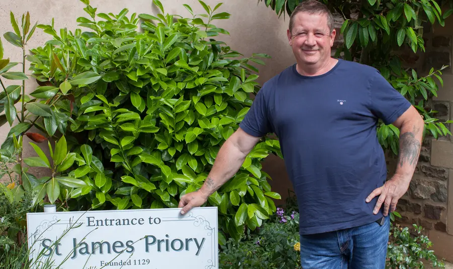 Changing lives: Sean returns to place that saved his life to help others on road to recovery