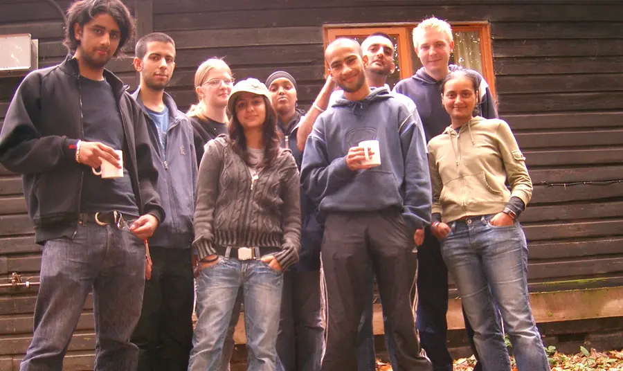 A group of young people who participated in1947 The Partition Project
