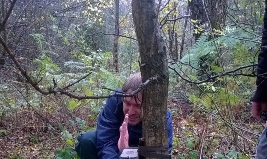 Putting out the camera traps to explore the local wildlife