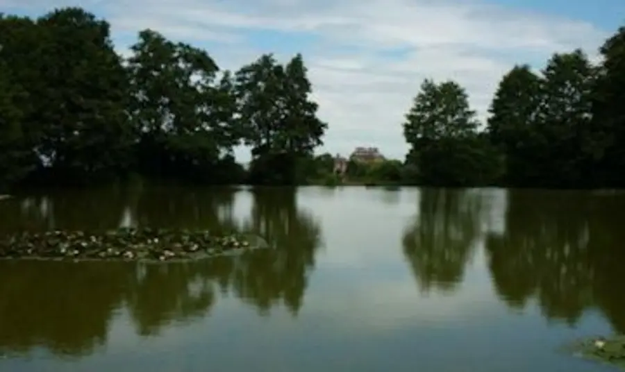 View overlooking the lake at Ampthill Great Park