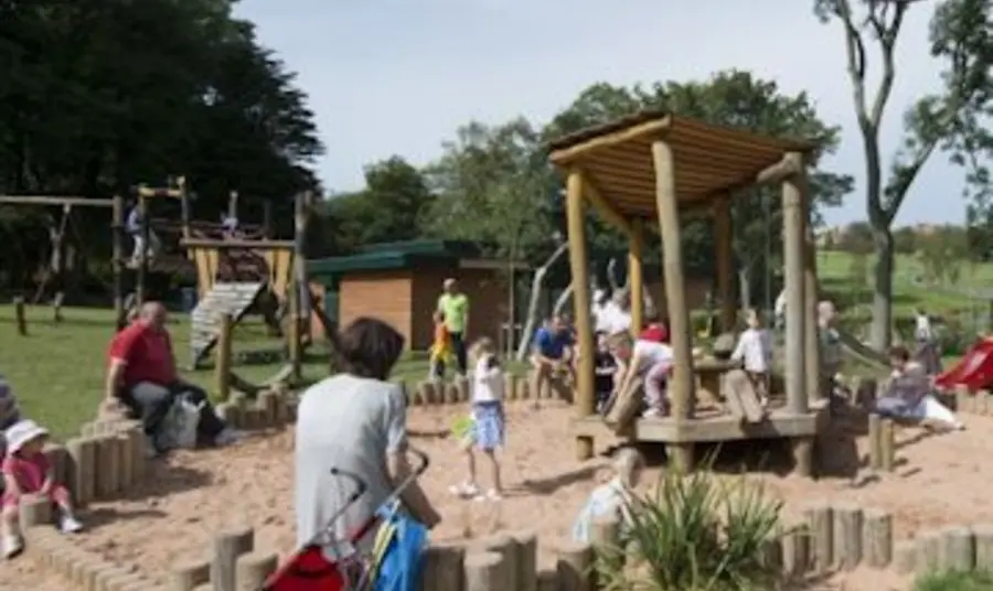 Childrens play area in Barnes Park, Sunderland