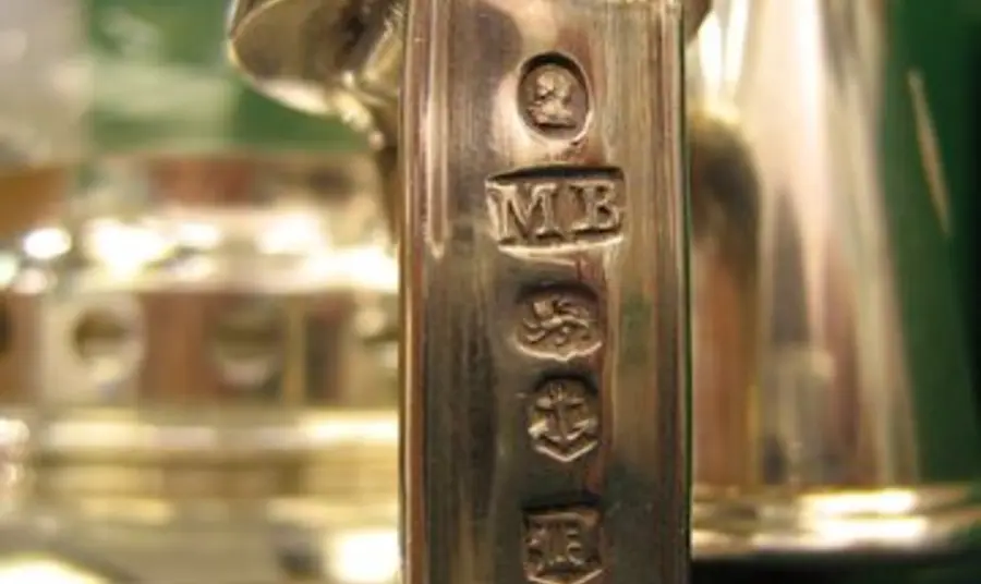 Hallmarking on a Boulton silver chamberstick