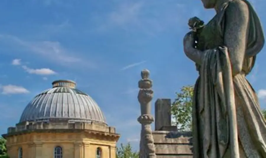 Macchetta Chapel at the Grade I registered Brompton Cemetery