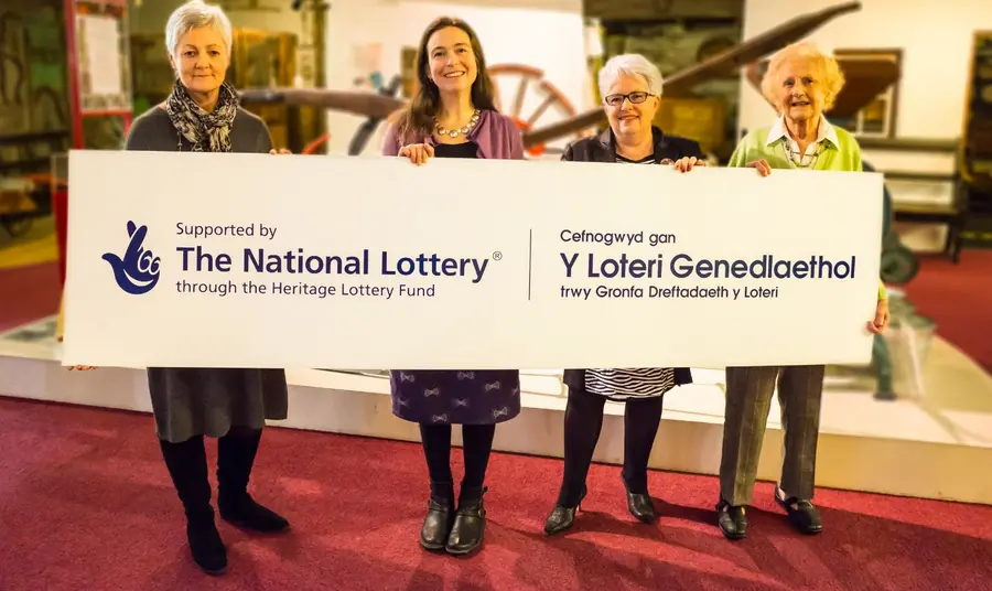 Grantees at Aberystwyth's Ceredigion Museum celebrate their HLF grant