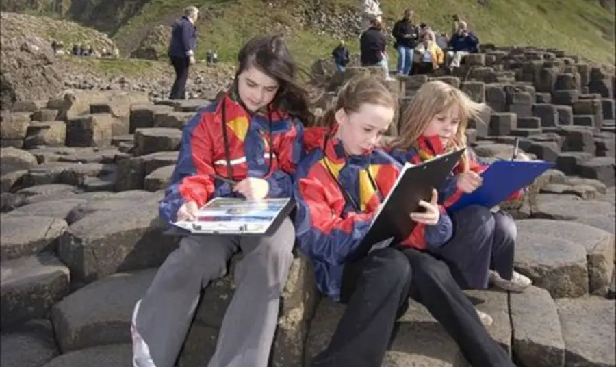 Educational activity at Giant's Causeway