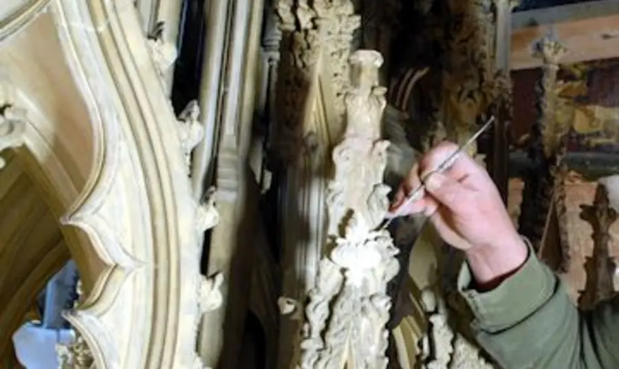 Restoration at Gloucester Cathedral