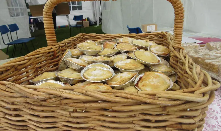 Gooseberry pies baked for Cawood's Gooseberry Fair