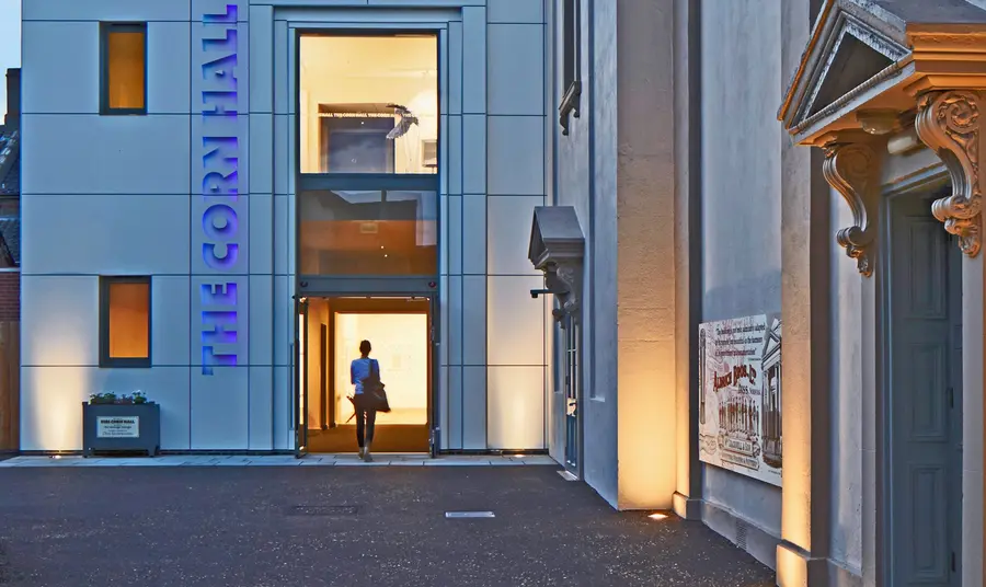 The newly re-opened Corn Hall