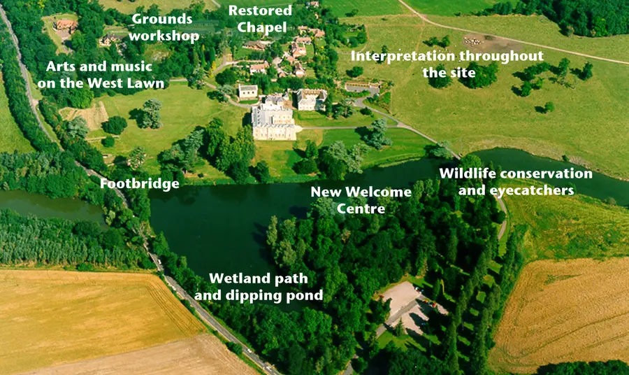 The Compton Verney Landscape Restoration Project – an aerial view
