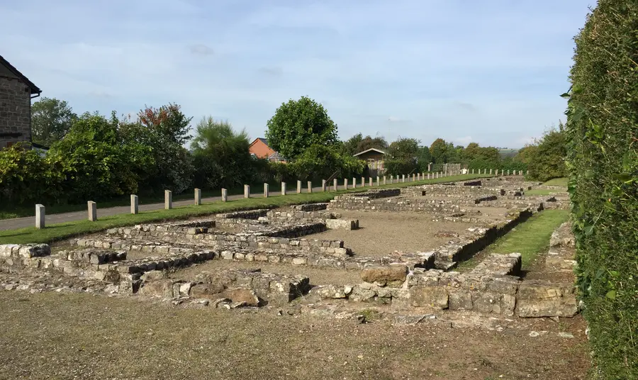 The Roman town of Caerwent, Monmouthshire