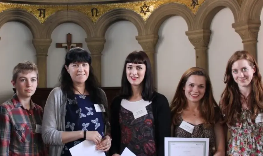 The trainees, Alison Winston, Kerry Whitehouse, Anneka Muller, Lucy Maycock and Dee McKeown