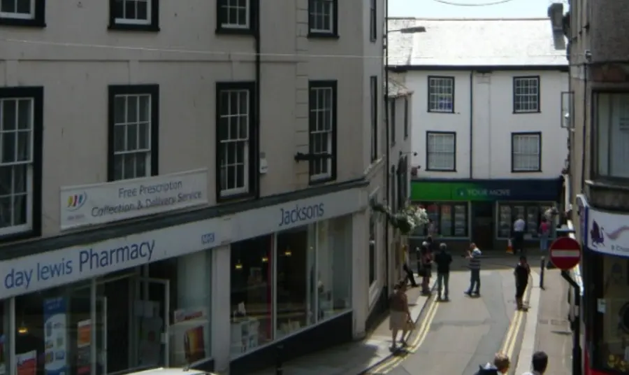 A street in St Austell, Cornwall