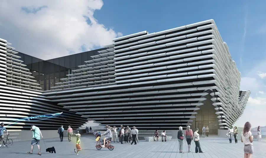 Artist's impression of the new V&A Dundee museum