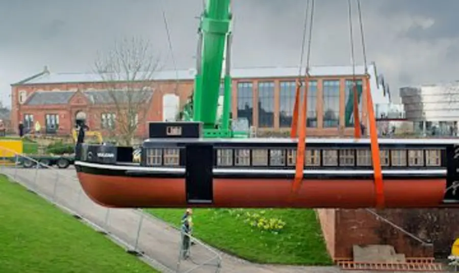 The Vulcan, the world’s first iron-hulled boat