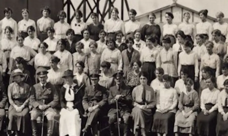 Local members of the Women's Royal Air Force in Yate