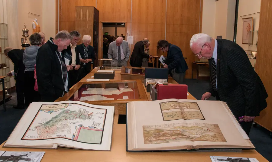 Visitors view collections at Cardinal O'Fiaich Library and Archive
