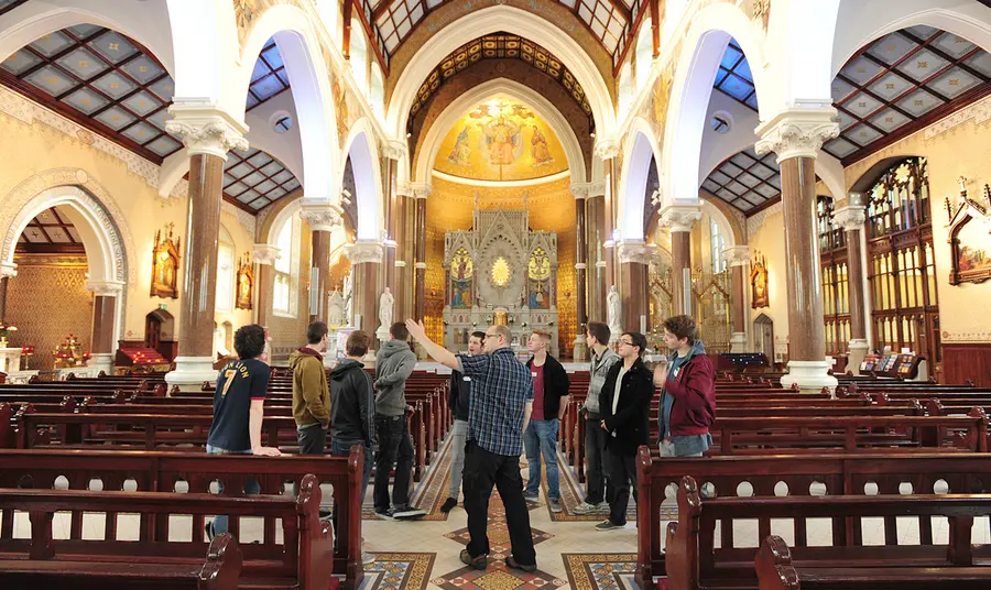 Inside the Church of the Most Holy Redeemer, Clonard