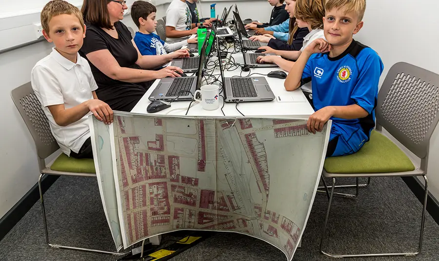Young people in Crewe connected with the heritage of their town using digital gaming