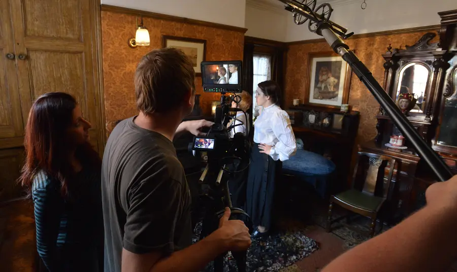 Young people from Central Youth Theatre filming ‘After Dawn’