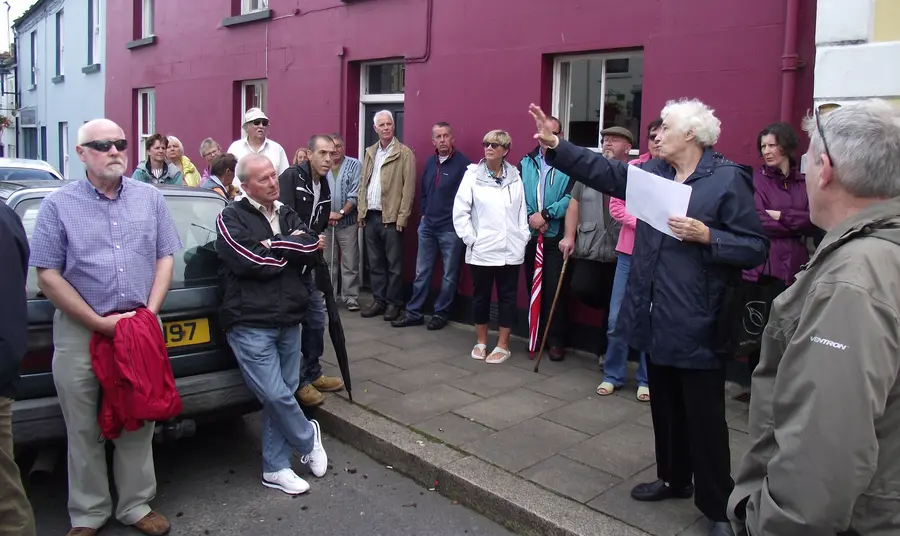 Zena McAllister leads a First World War walking history trail in Killyleagh