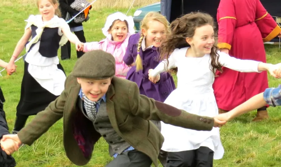 Children exploring their local natural heritage