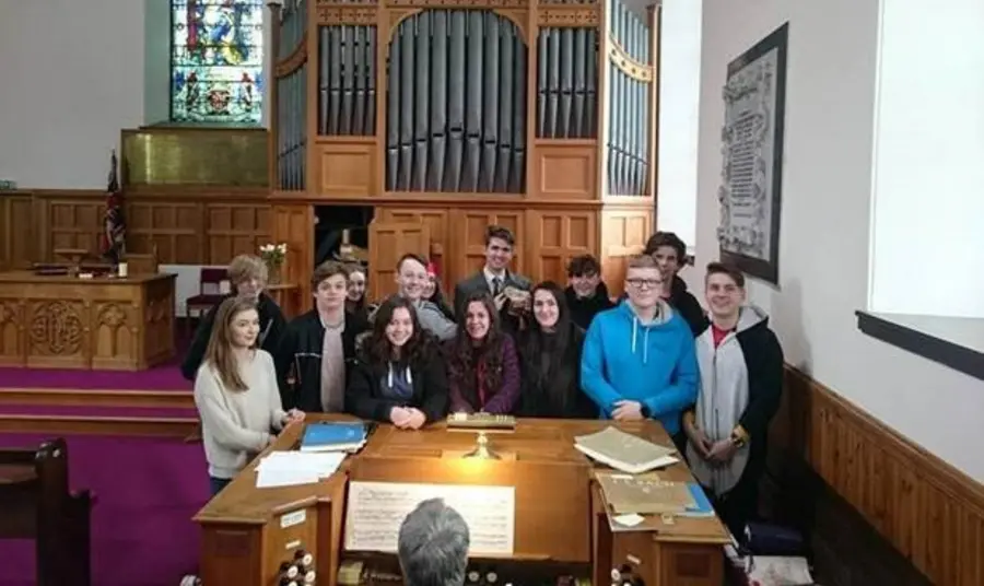 Project participants at Kingussie Parish Church