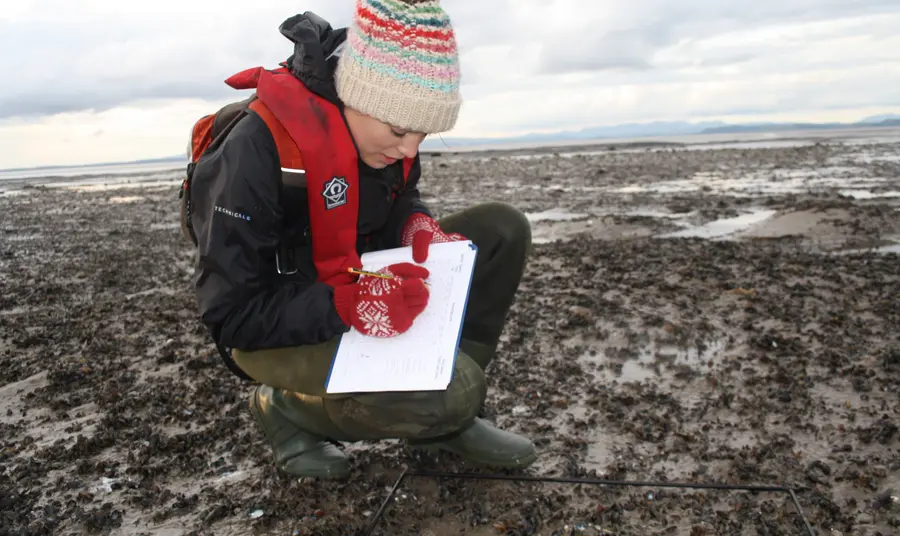 A marine conservation graduate at work