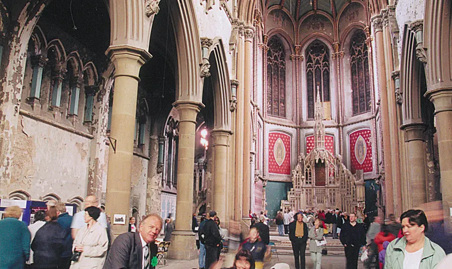 Inside view of the Monastery of St Francis, Gorton
