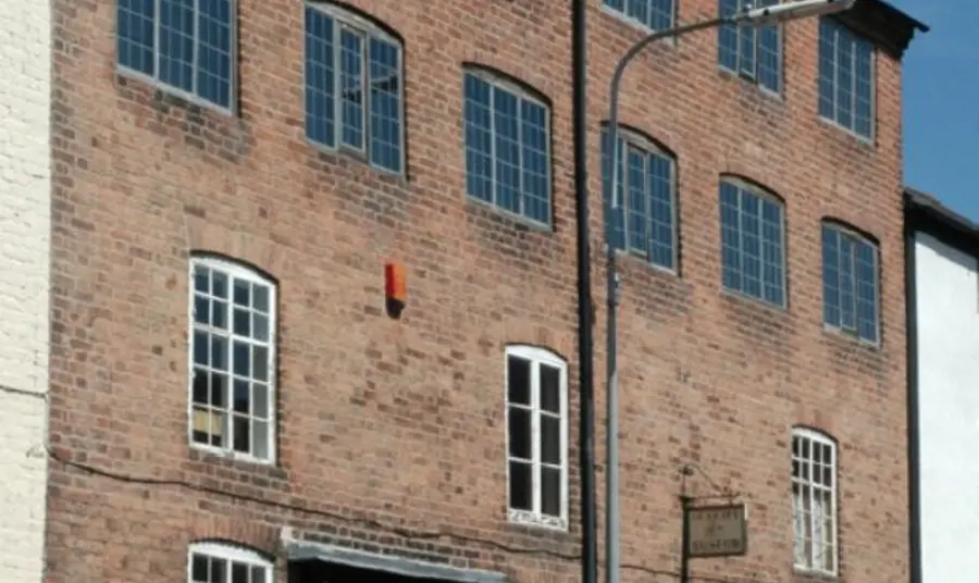 Main elevation and entrance to Textile Museum on Commercial Street