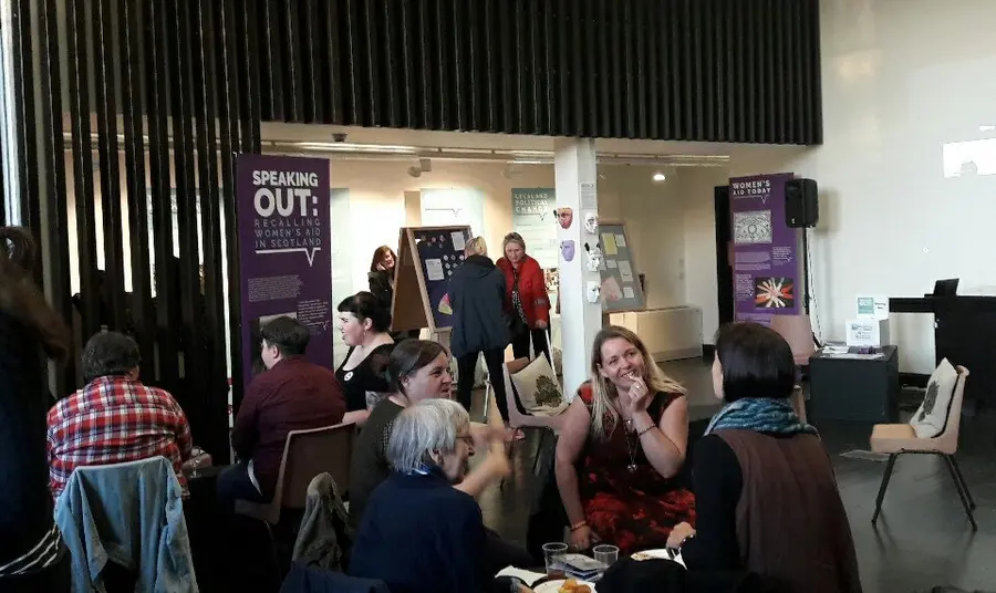 Speaking Out exhibition launch at Glasgow Women's Library
