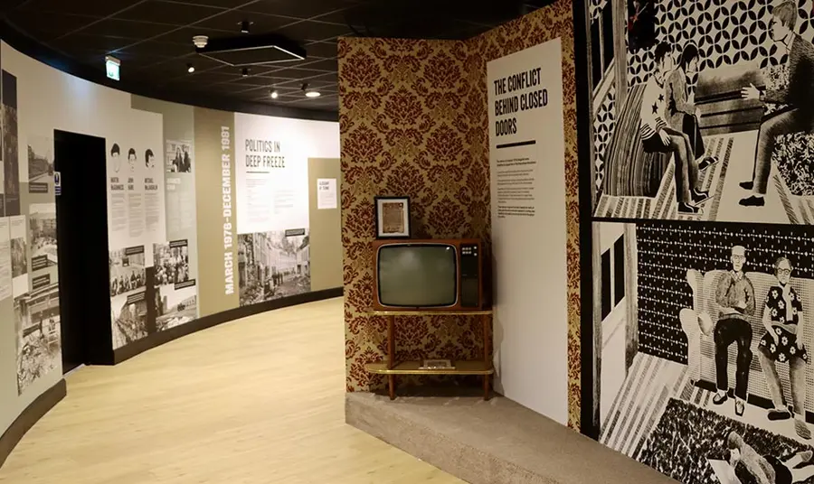 the exhibition space at The Peacemakers Museum