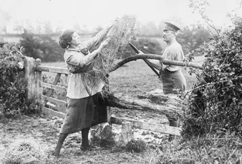 Farmworkers during the First World War