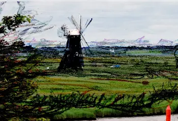 Sketch over windmill