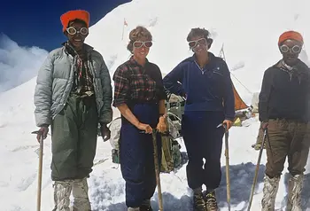 The Pinnacle Club's Jagdula summit team in 1962