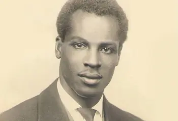 Portrait of a young black man