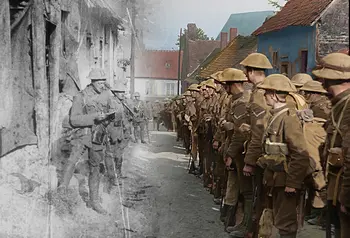 Scene from The Great War, a film by Peter Jackson 