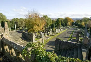 A view of Belfast City Cemetery