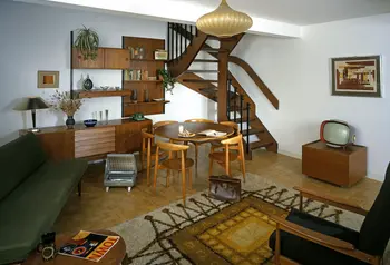 Display of a living room from 1965