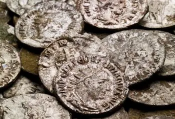 Selection of coins from the Beau Street Hoard