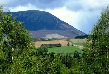 View of Beinn A Ghlo, Perthshire