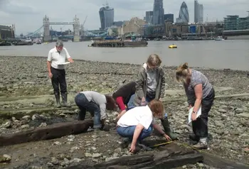 CITIZAN volunteers recording foreshore archaeology